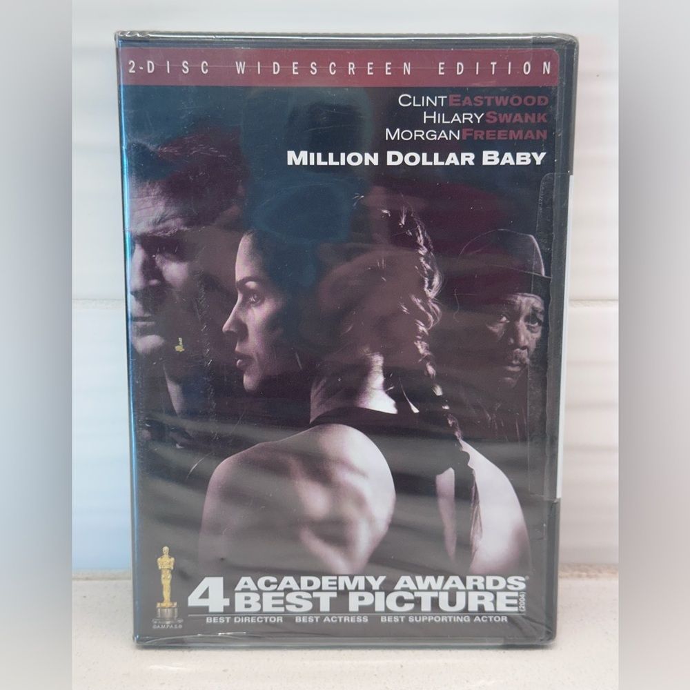 Million Dollar Baby (DVD, 2005, 2-Disc Set) Widescreen - Hillary Swank - New